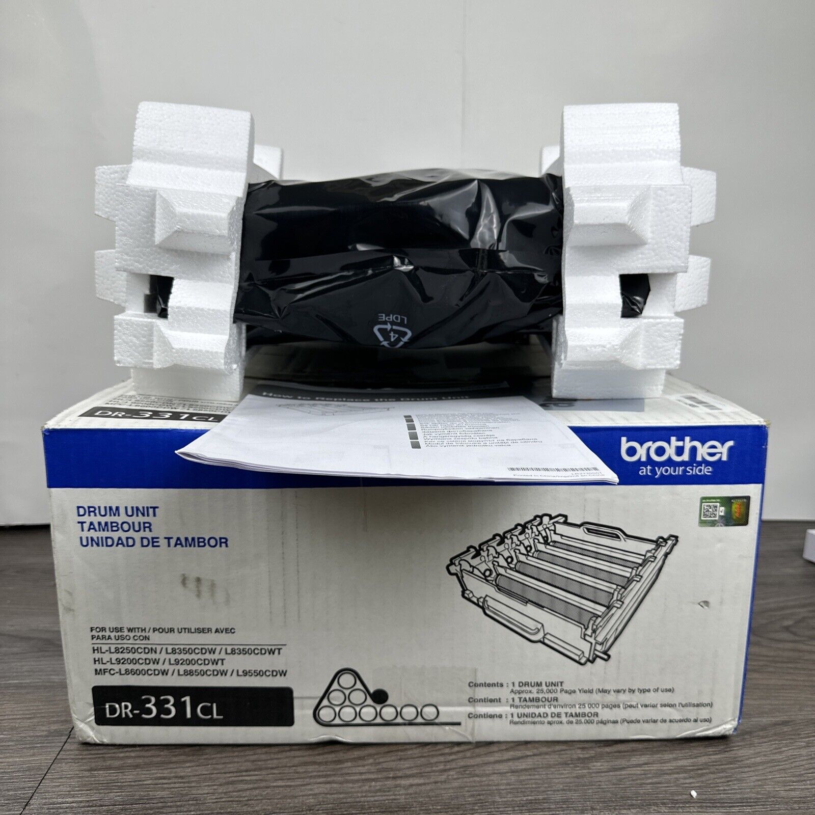 Brother DR-331CL Laser Printer Drum Unit DR331CL Sealed
