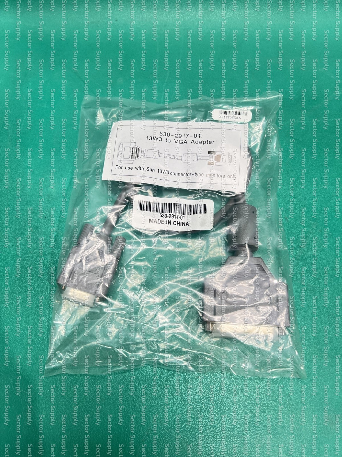 530-2917-01 ORACLE AMERICA SUN 13W3 TO VGA ADAPTER