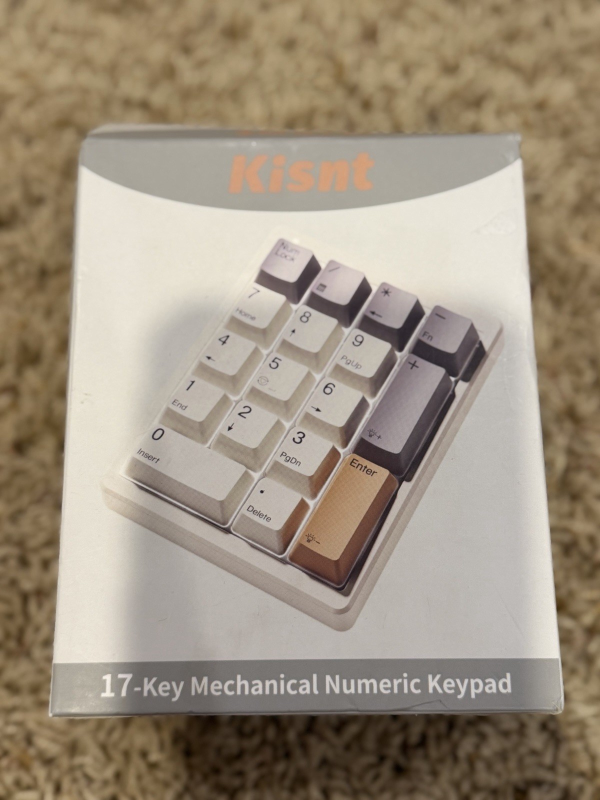 Kisnt 17-Key Mechanical Numeric Keyboard 