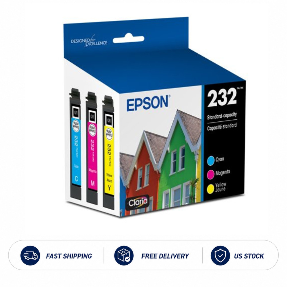 EPSON 232 Claria Ink Standard Capacity Color Combo Pack