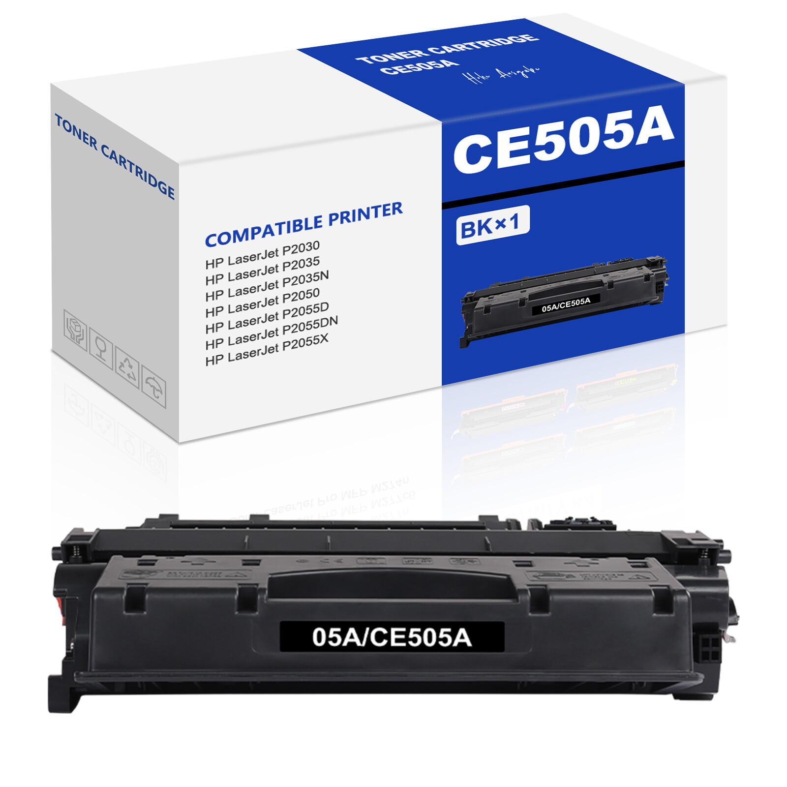 Black CE505A Toner Cartridge for HP 05A LaserJet P2055dn P2035n P2035P2055x  Lot