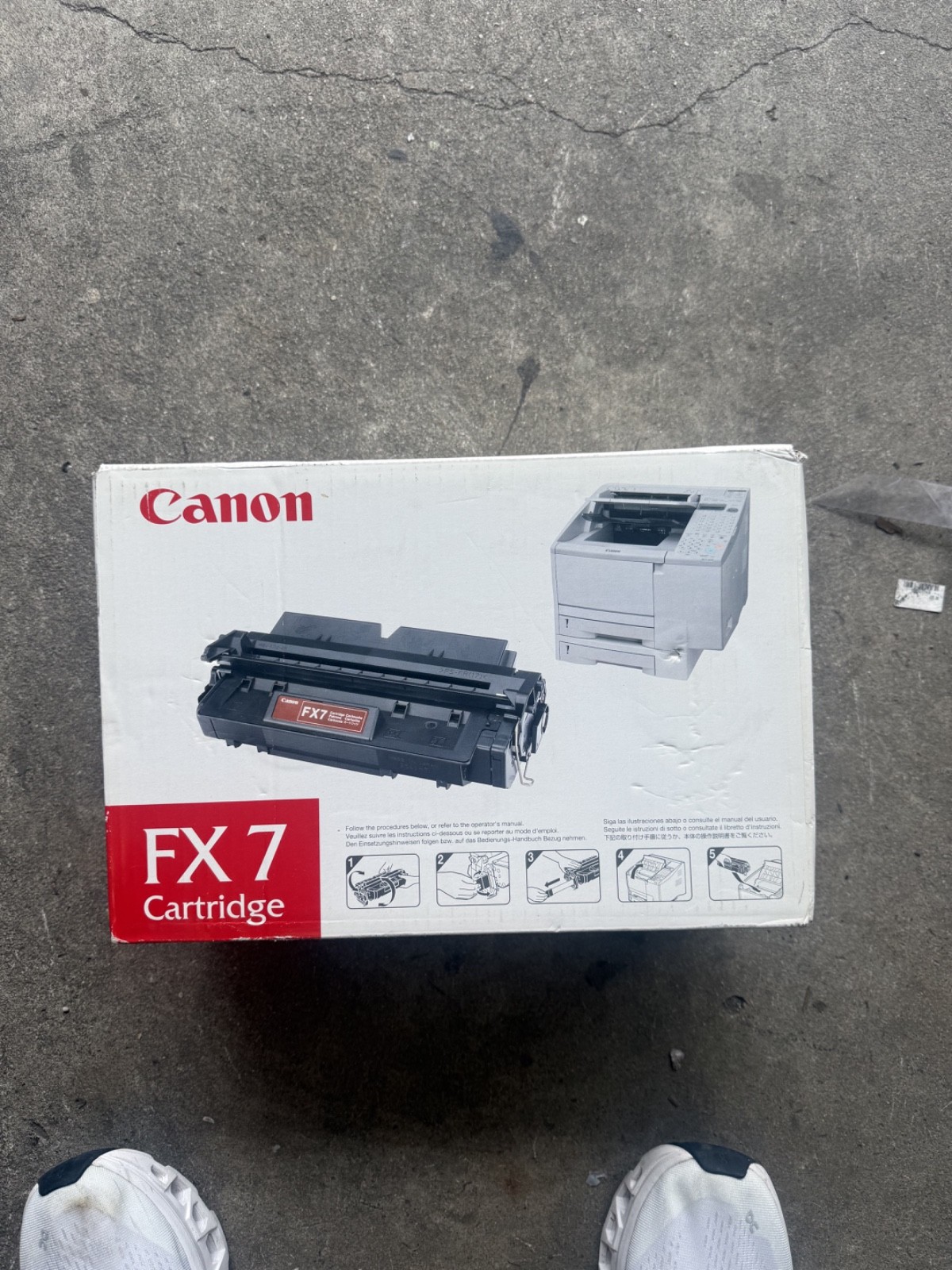 Genuine Canon Monochrome Laser Printer Toner Cartridge Black FX7 Class 700 GS