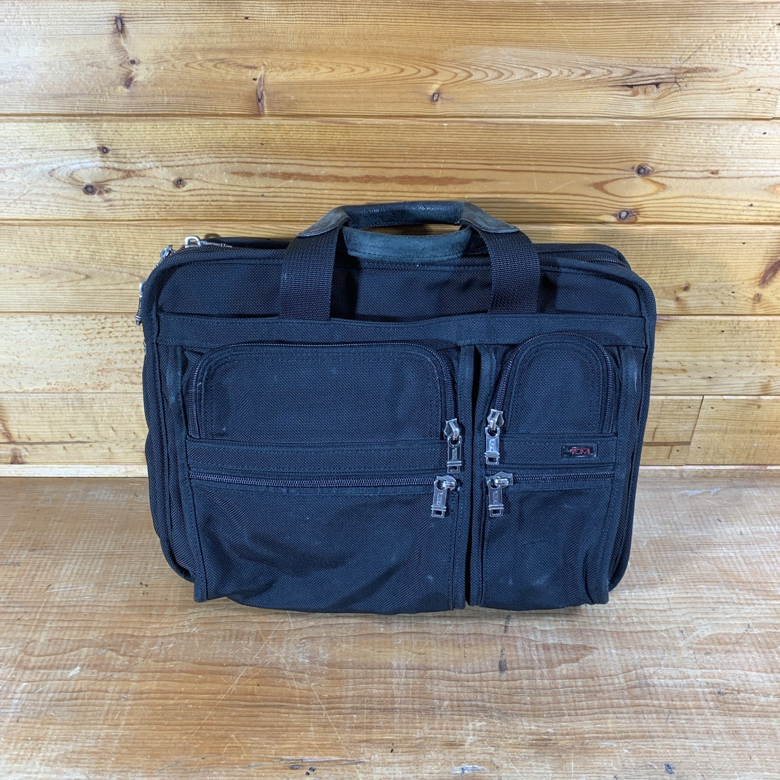 Tumi Alpha 16" Expandable Organizer Laptop Business Brief Black 26031D4 MSRP$395