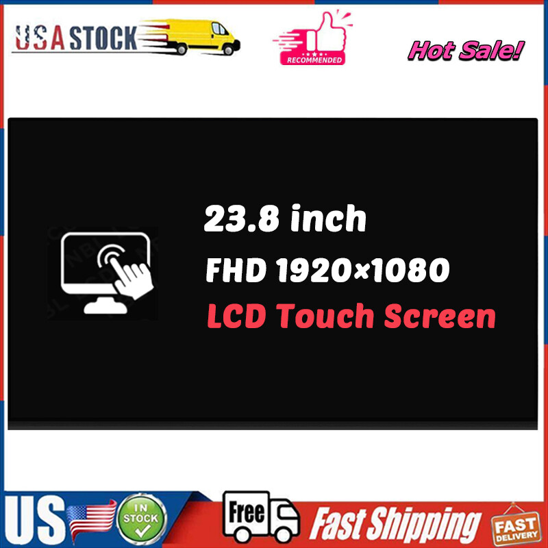 23.8" for Dell OptiPlex 7460 AIO LCD Touch Screen Replacement Display Panel FHD