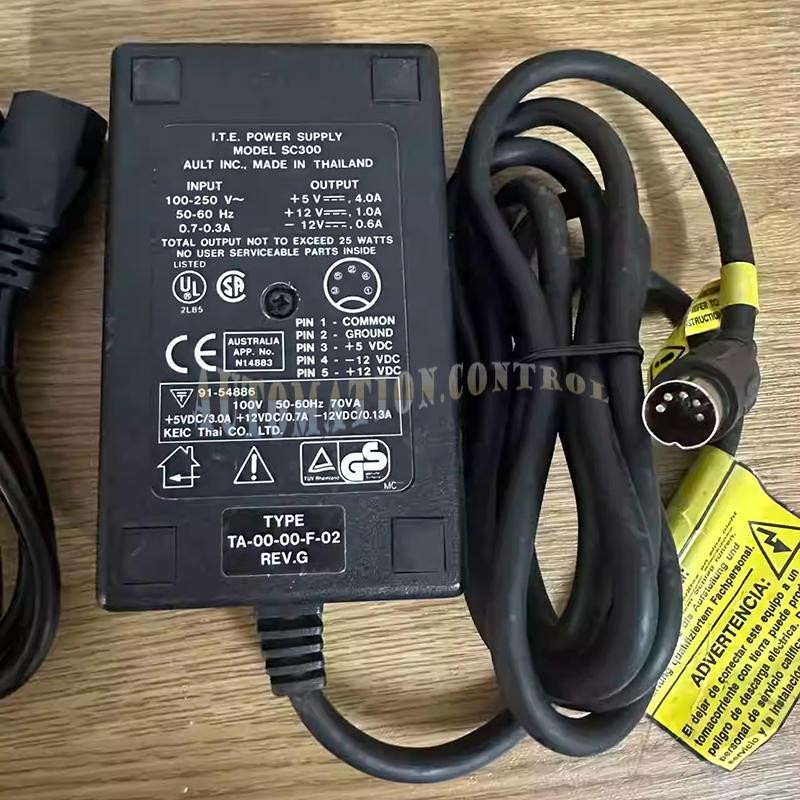 1PC New 5V4A +12V1A -12V0.6A Charger 5-Pin For I.T.E. SC300 Power Supply Adapter