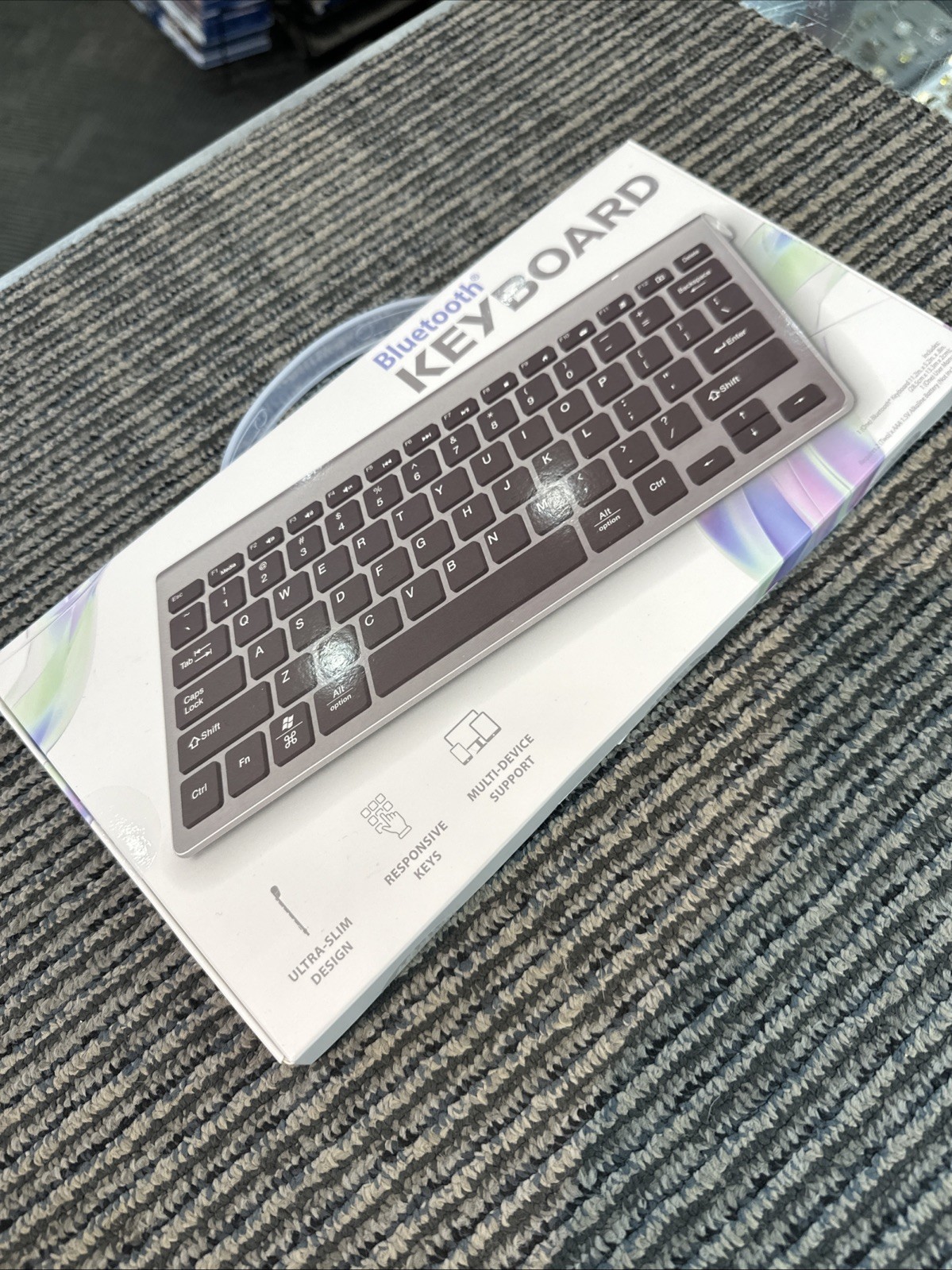 BYTECH Bluetooth Ultra-Slim Keyboard Multi-Device Black BY-KB-WS-111-BK