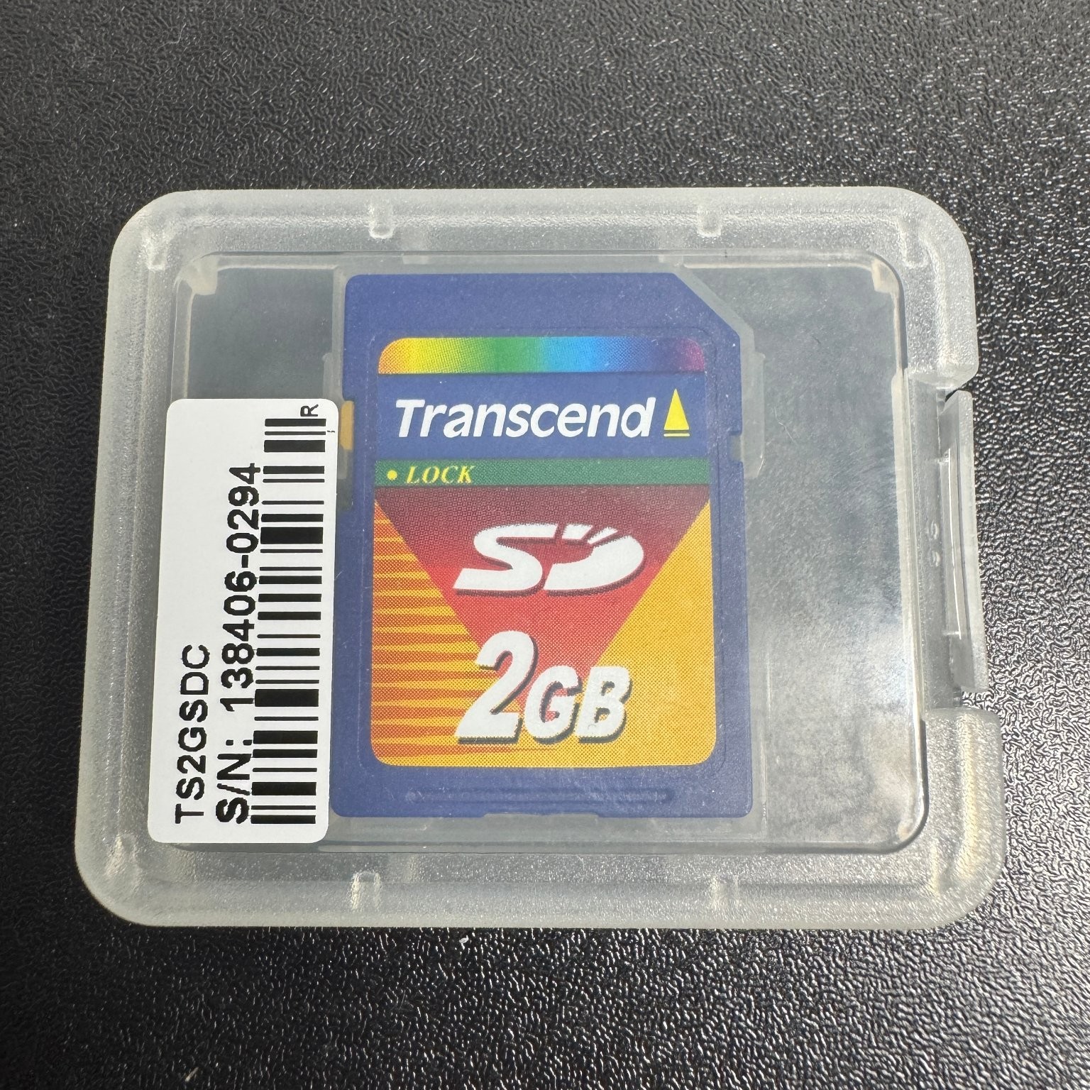 Transcend 2GB SD Memory Card TS2GSDC with Case