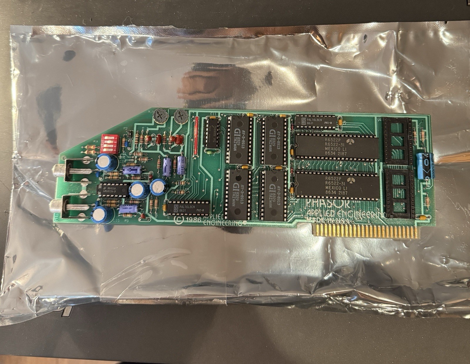 Apple II Applied Engineering Phasor sound card for Apple II’s Family Speech