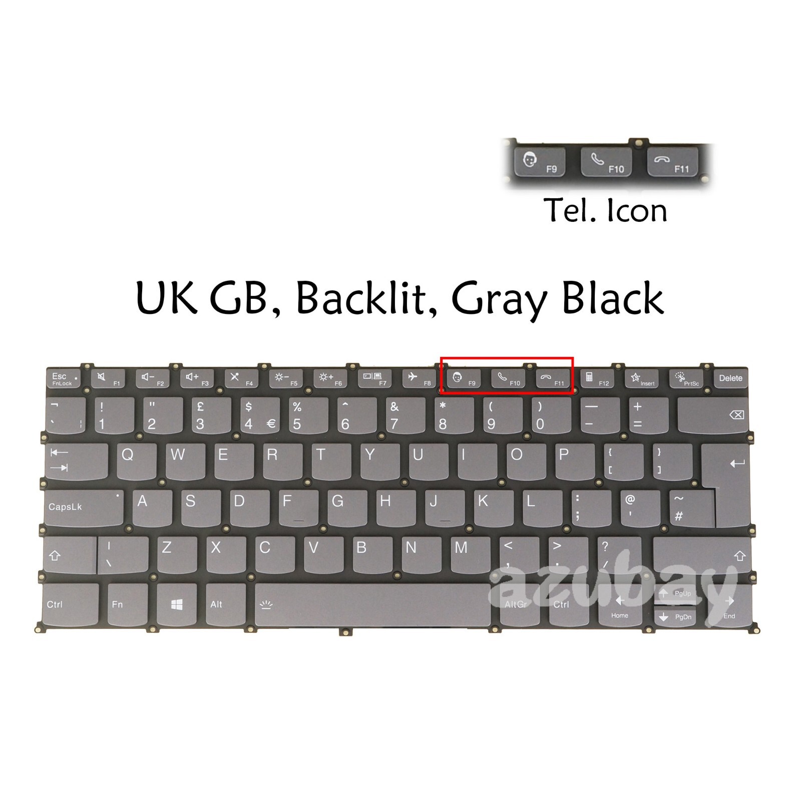 Backlit Laptop Keyboard For Lenovo IdeaPad 5 Pro-14ACN6/ Pro-14ARH7 / Pro-14IAP7