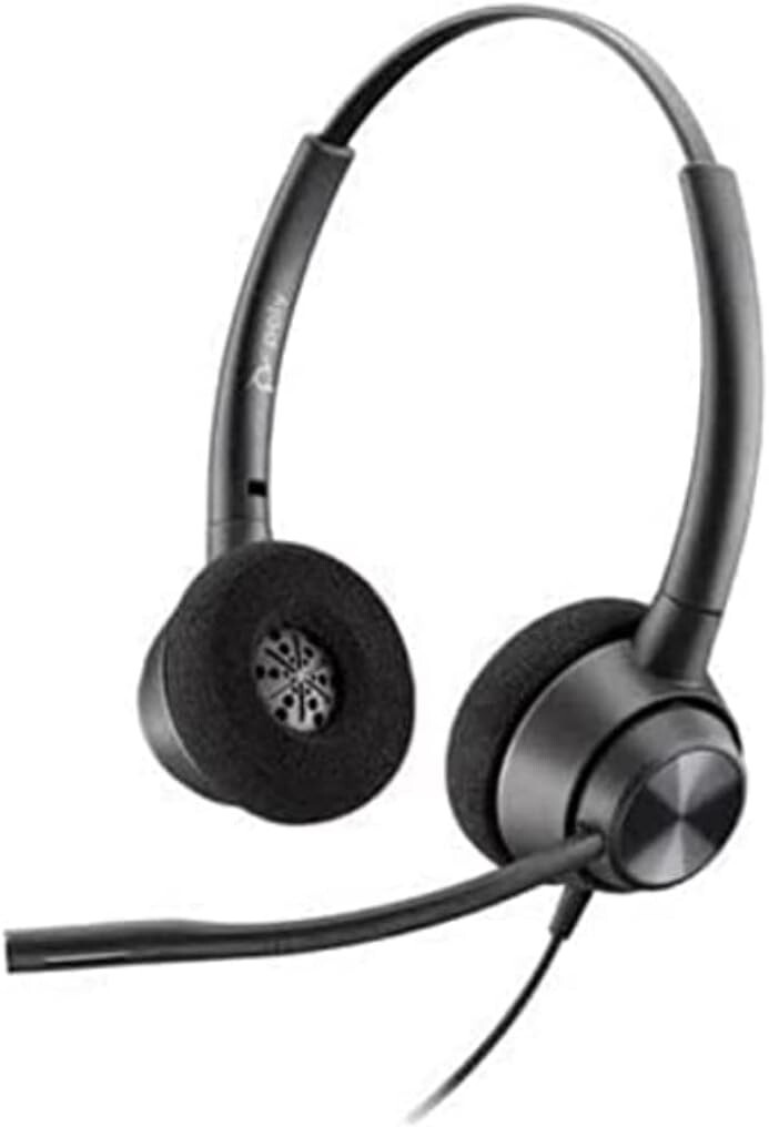 Plantronics - 77T26AA - Poly EncorePro 320 Stereo Headset - Black