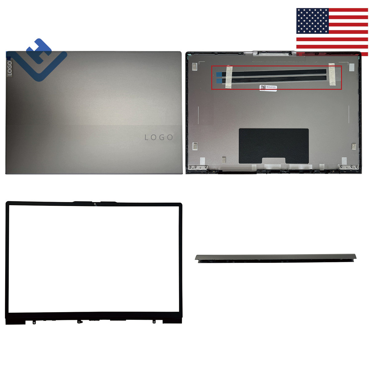 New For Lenovo ThinkBook 13s G2 ARE ITL LCD Back Cover+Bezel+H Cover 5CB1B10314