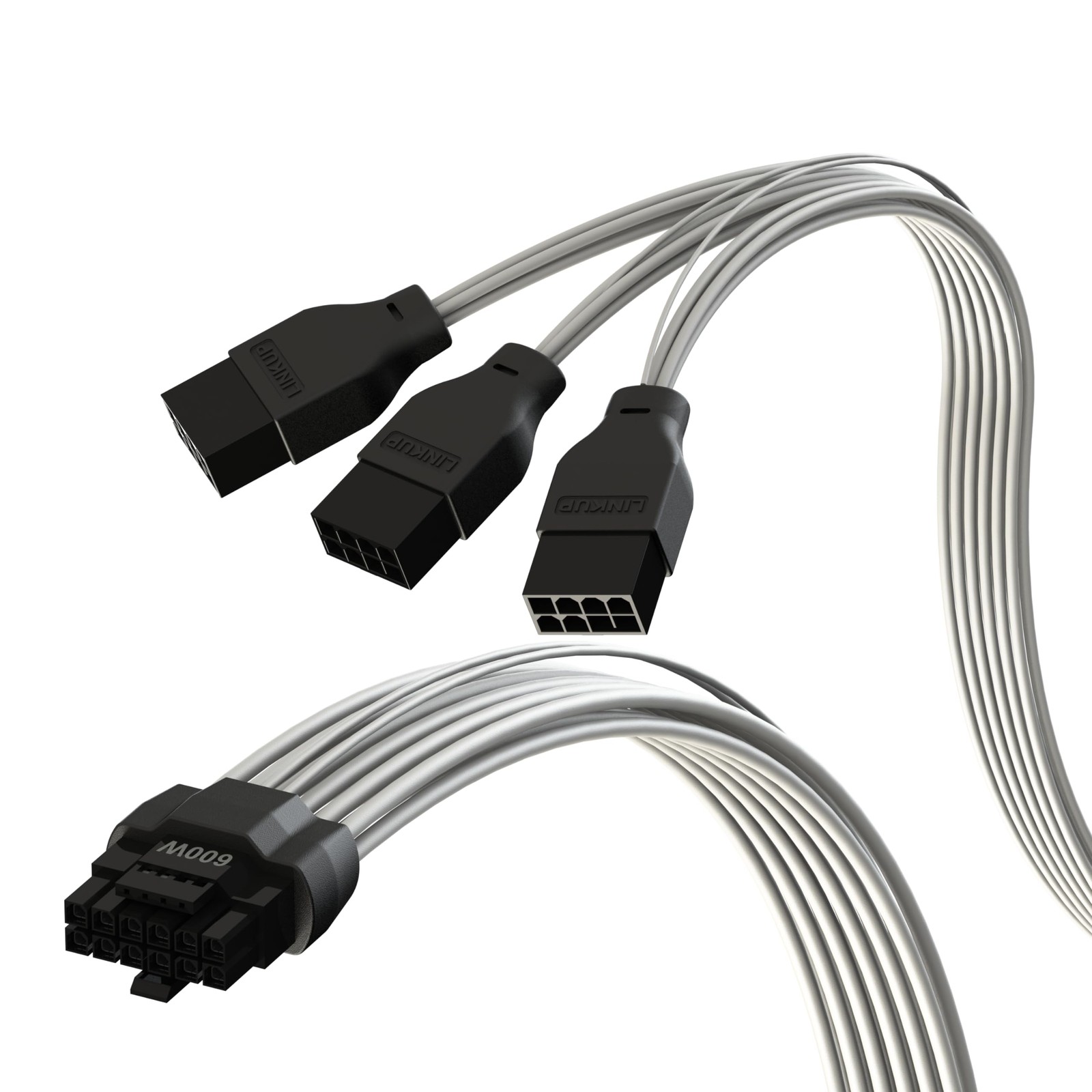 12VHPWR GPU Power Extension Cable Fits NVIDIA RTX 12+4 To 3x8 Pin PCIe 40cm