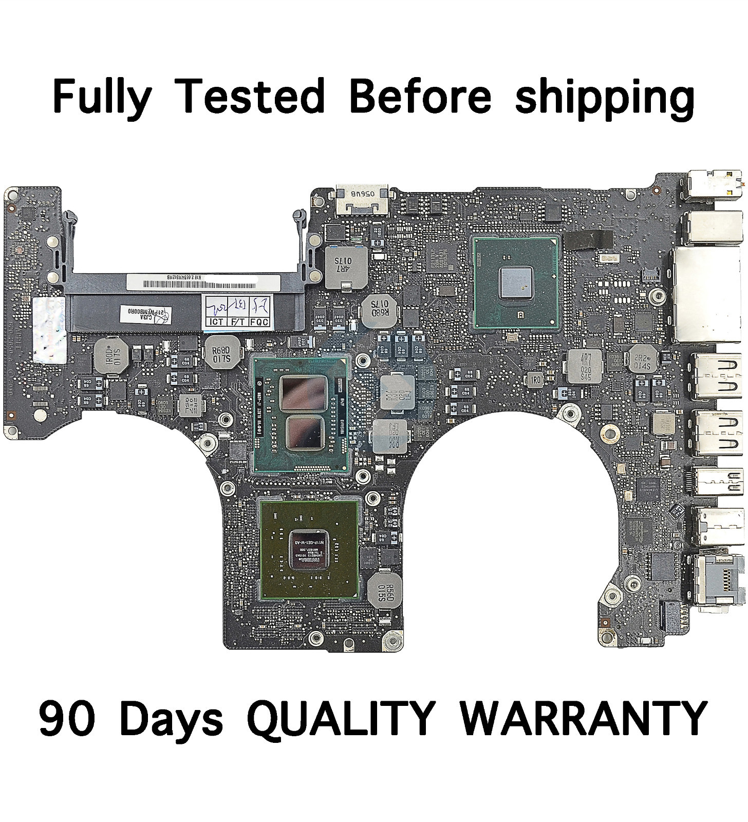 Apple MacBook Pro Unibody 15" i7 A1286 2.66GHz Logic Board 820-2850-A 2010