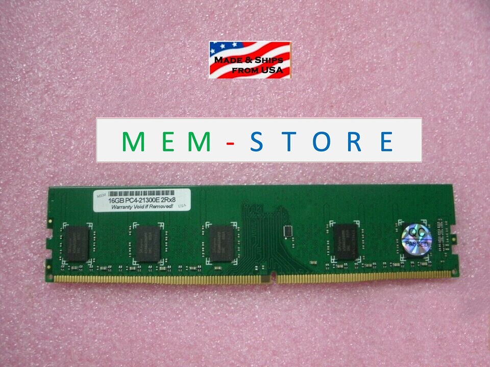 4ZC7A08699 Compatible 16GB ECC UDIMM DDR4-2666 Memory ThinkSystem SR250 7Y51