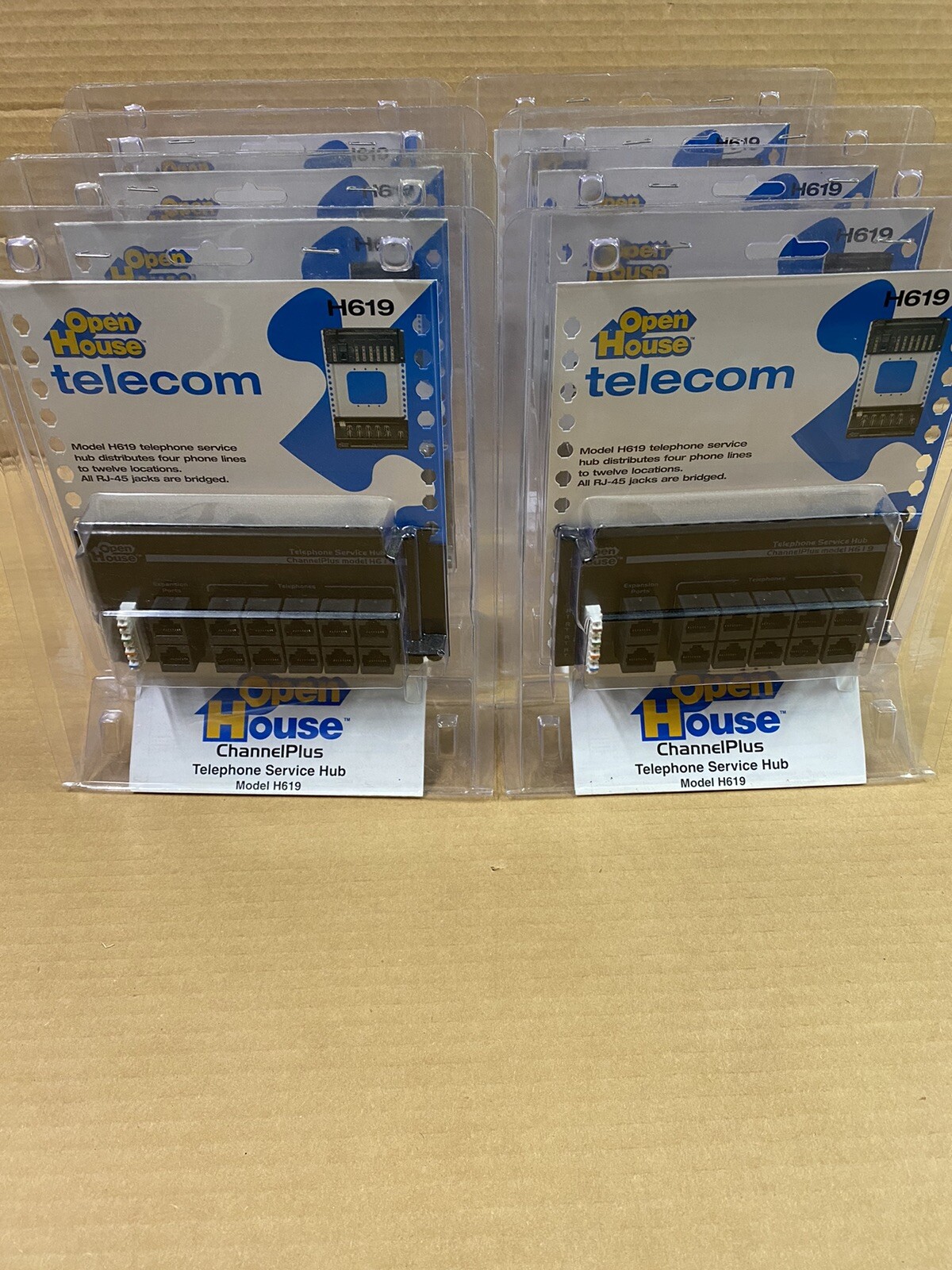 Open House Telecom ChannelPlus Telephone Service Hub Model H619 (Qty 8)