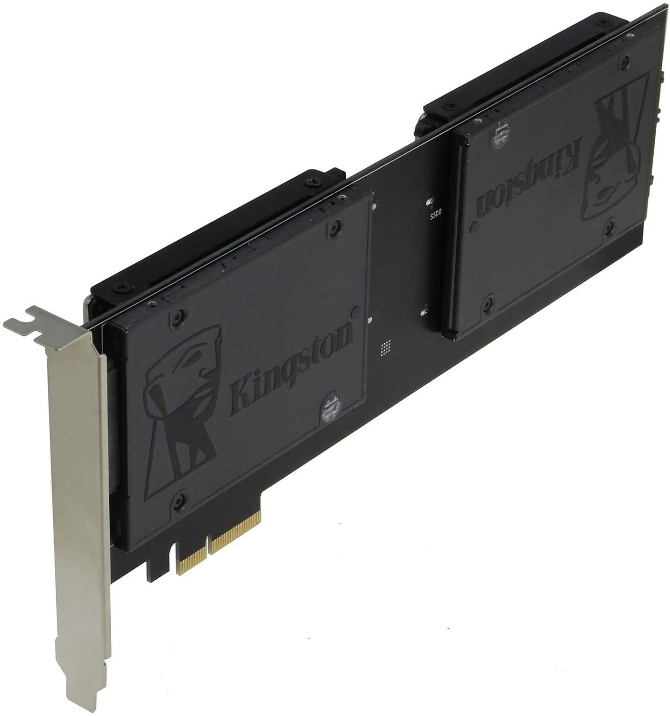 Sedna - PCIe 4X - Quad 2.5 Inch SATA SSD RAID Controller Card (RAID 0/1/10) 