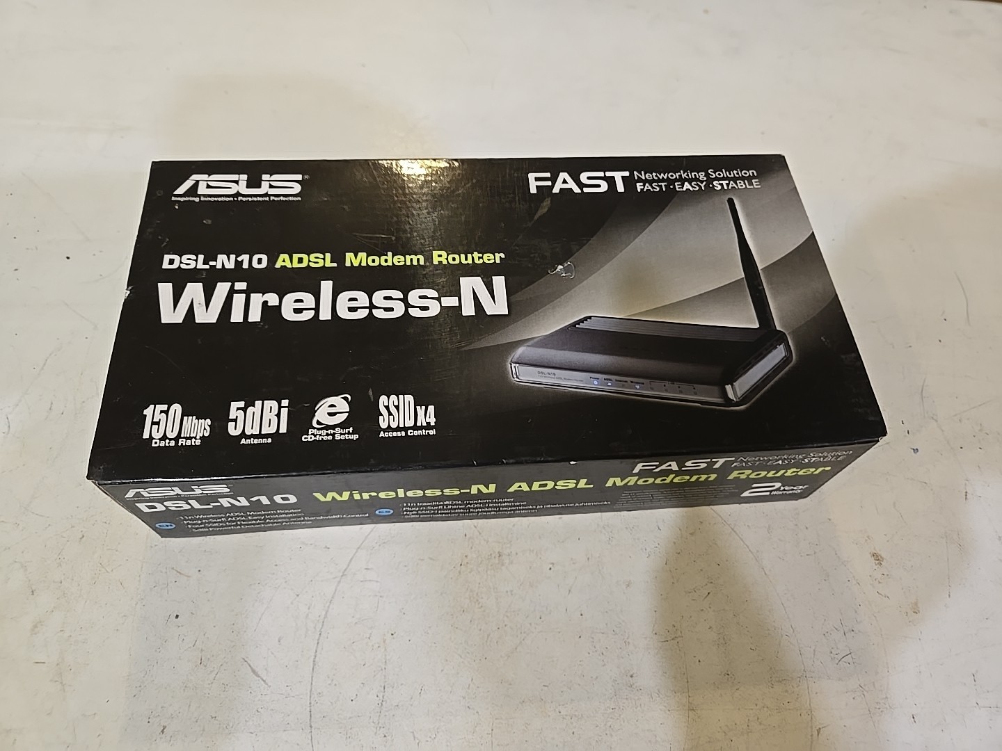 Asus Dsl-n10 Wireless-n Adsl Modem Router.  (A)