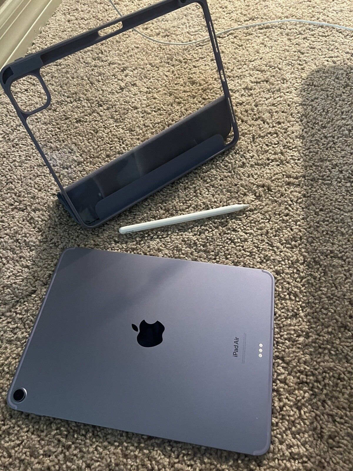 BUNDLE Apple iPad Air 5th Gen + Apple Pencil + 1 Year Of Apple Care + Ipad Case