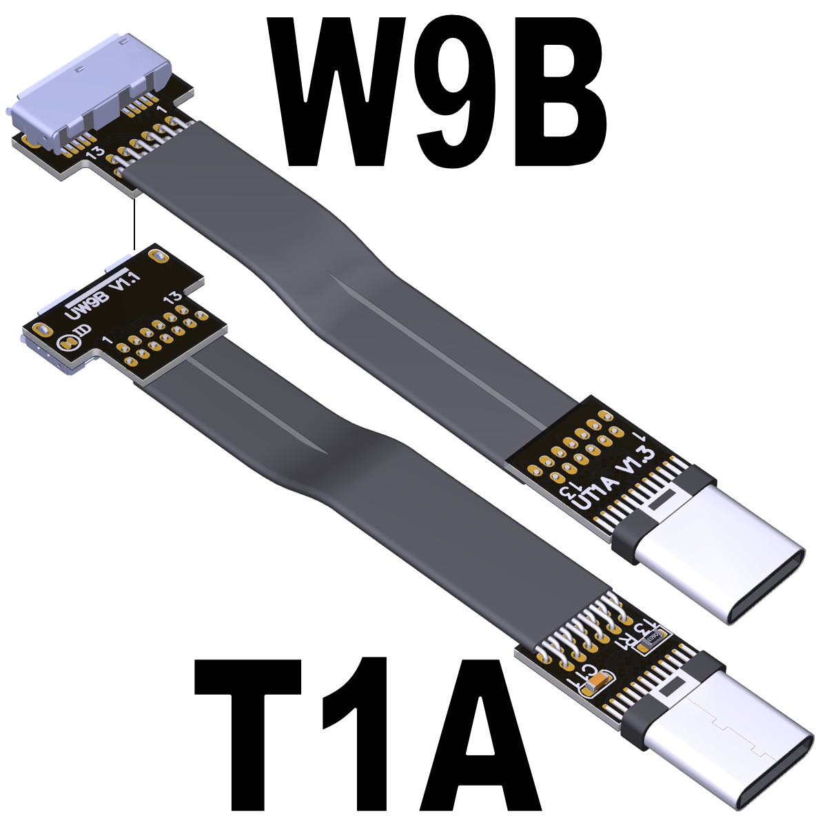 ADT-Link USB3.0 Male to Female Extension Cable Type-C to Micro-B Curved Angle