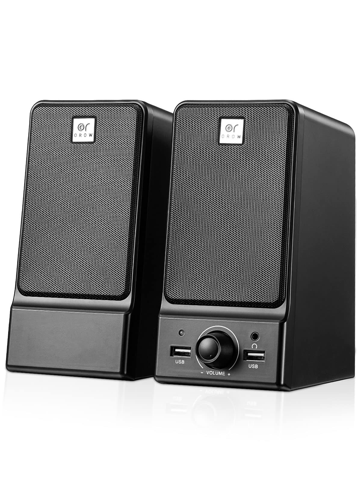 OROW USB Computer Speakers,Hi-Fi Stereo PC Speakers,16W Desktop Speaker,Built...