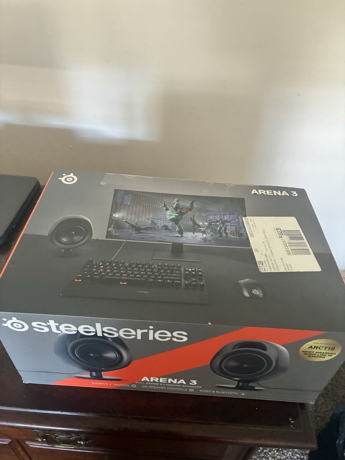 SteelSeries Arena 3 2.0 Gaming Speakers Bluetooth/Wired 3.5mm SERIOUS INQUIRES