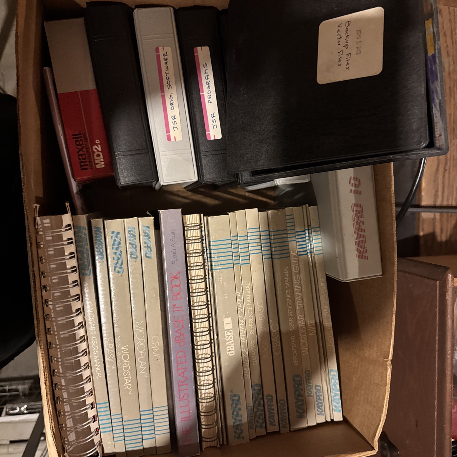 Vintage Kaypro wordstar dbase system software 5.25 and mini floppies and manuals