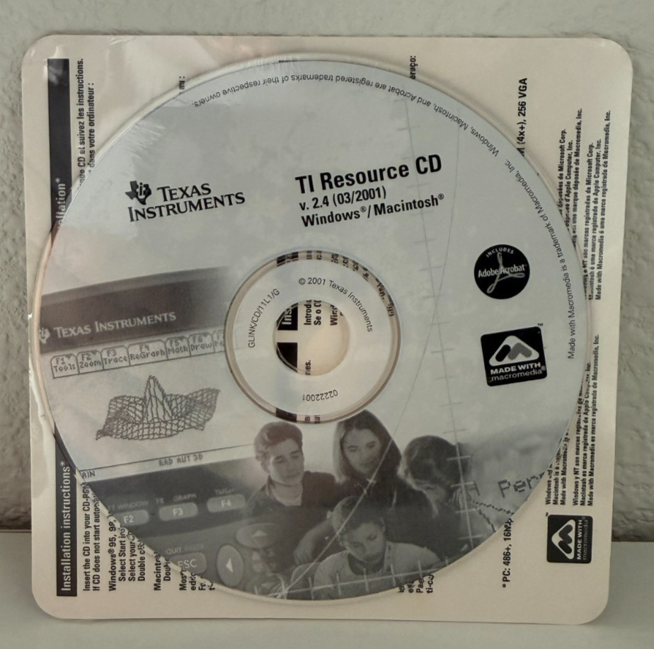 TI Resource CD v2.4 03/2001 Texas Instruments Windows Macintosh New Sealed