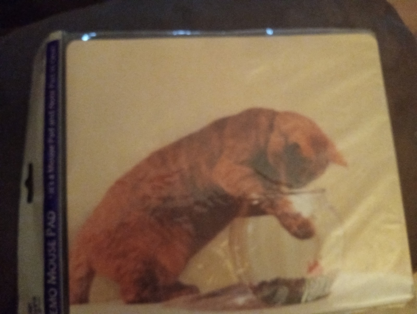 2004 Martin Designs NIP Cat & Goldfish In A Bowl Mouse Pad & Memo Pad Sheets