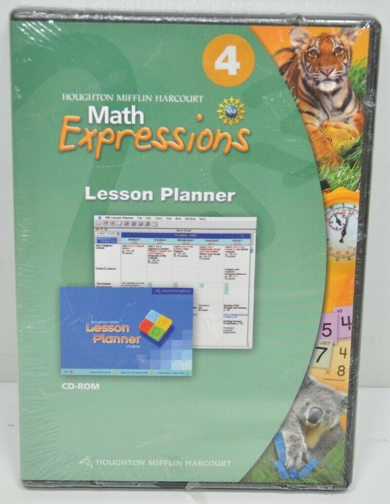 NEW Math Expressions: Lesson Planner CD-ROM Level 4 by HOUGHTON MIFFLIN