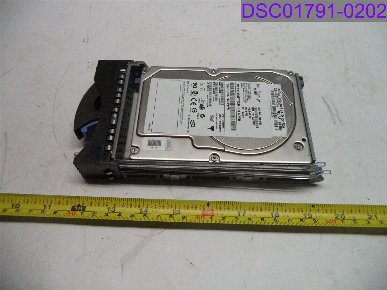 Used Qty = 5: Total Storage by IBM with Tray 146.8 GB P/N 24P3721