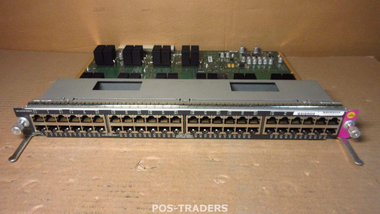 Cisco WS-X4748-RJ45-E 48-Port Gigabit Ethernet Module - FROM CISCO 4506-E