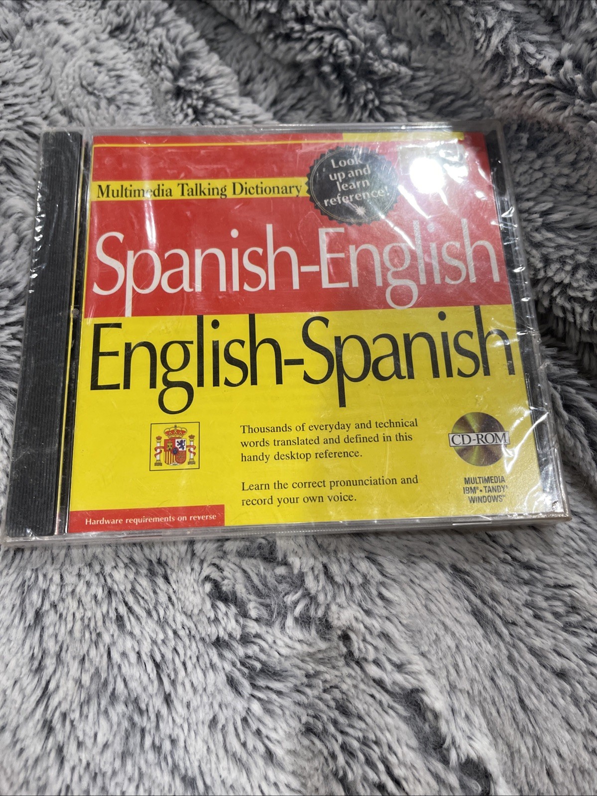 Pro One Spanish-English English-Spanish Multimedia Talking Dictionary PC CD ROM