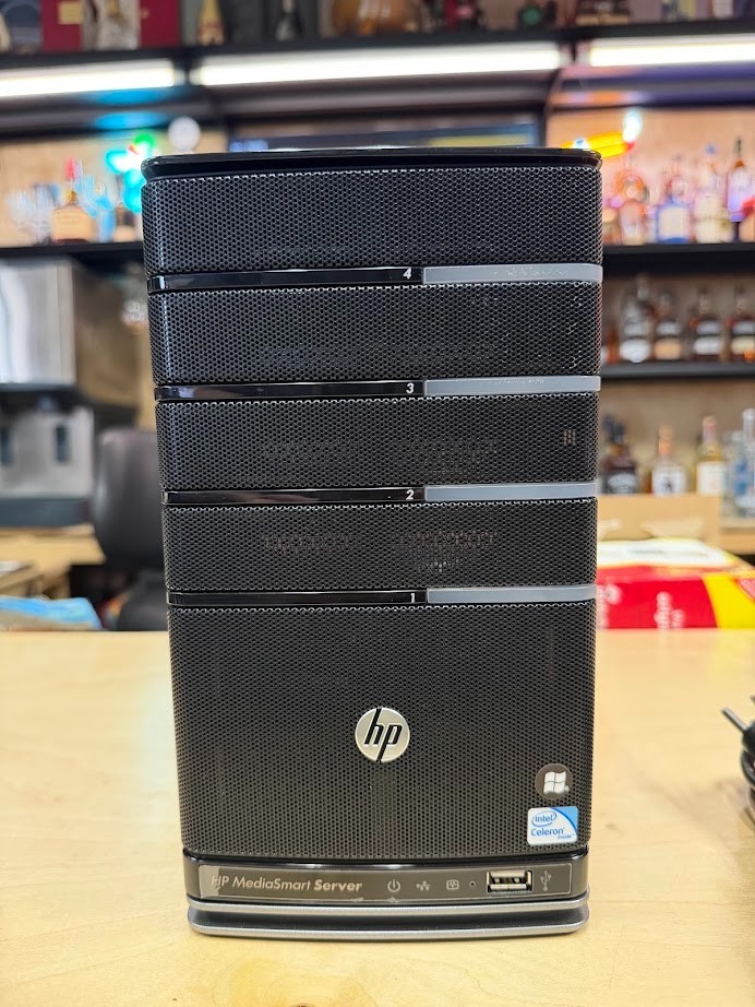 HP EX490 MediaSmart Server Intel CPU No Hard Drives - exceptional shape