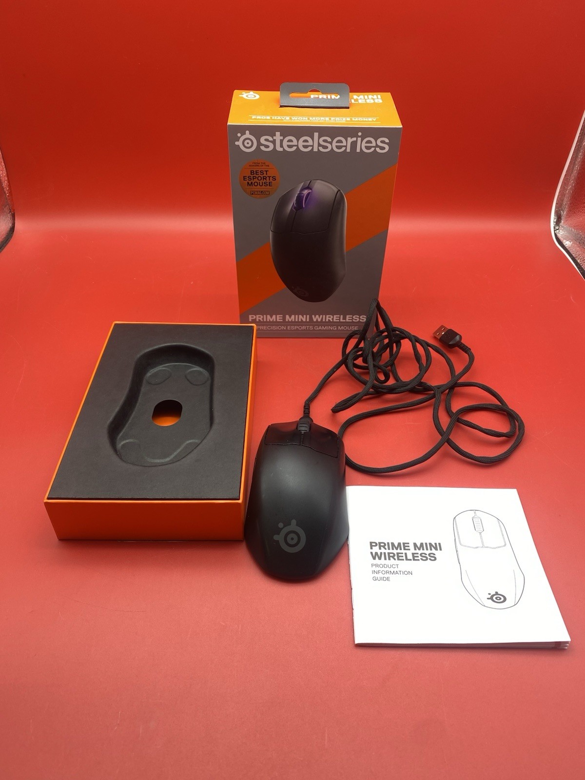 SteelSeries Prime Mini Wireless Esports Lightweight Optical Gaming Mouse #62426