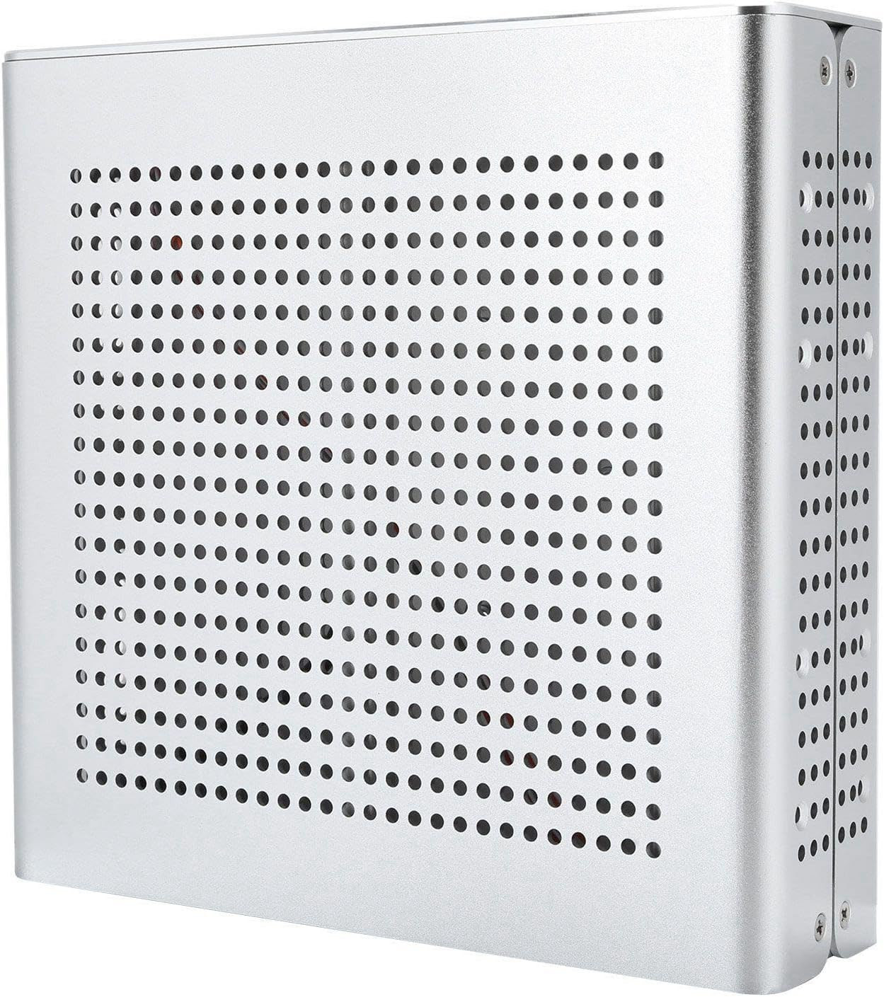 Mini ITX Gaming PC Case, G60S HTPC Chassis Full Aluminum DCATX Power Supply Comp