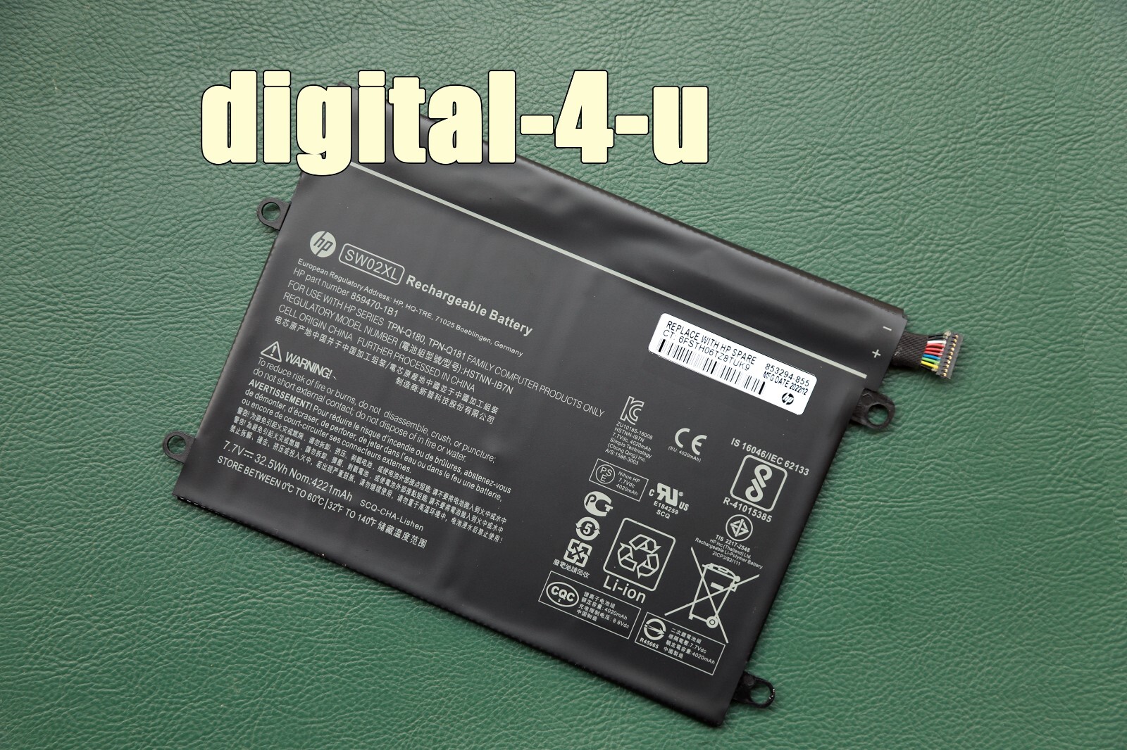 New Original SW02XL Battery for HP Notebook X2 10-P 210 G2 859470-421 859517-855