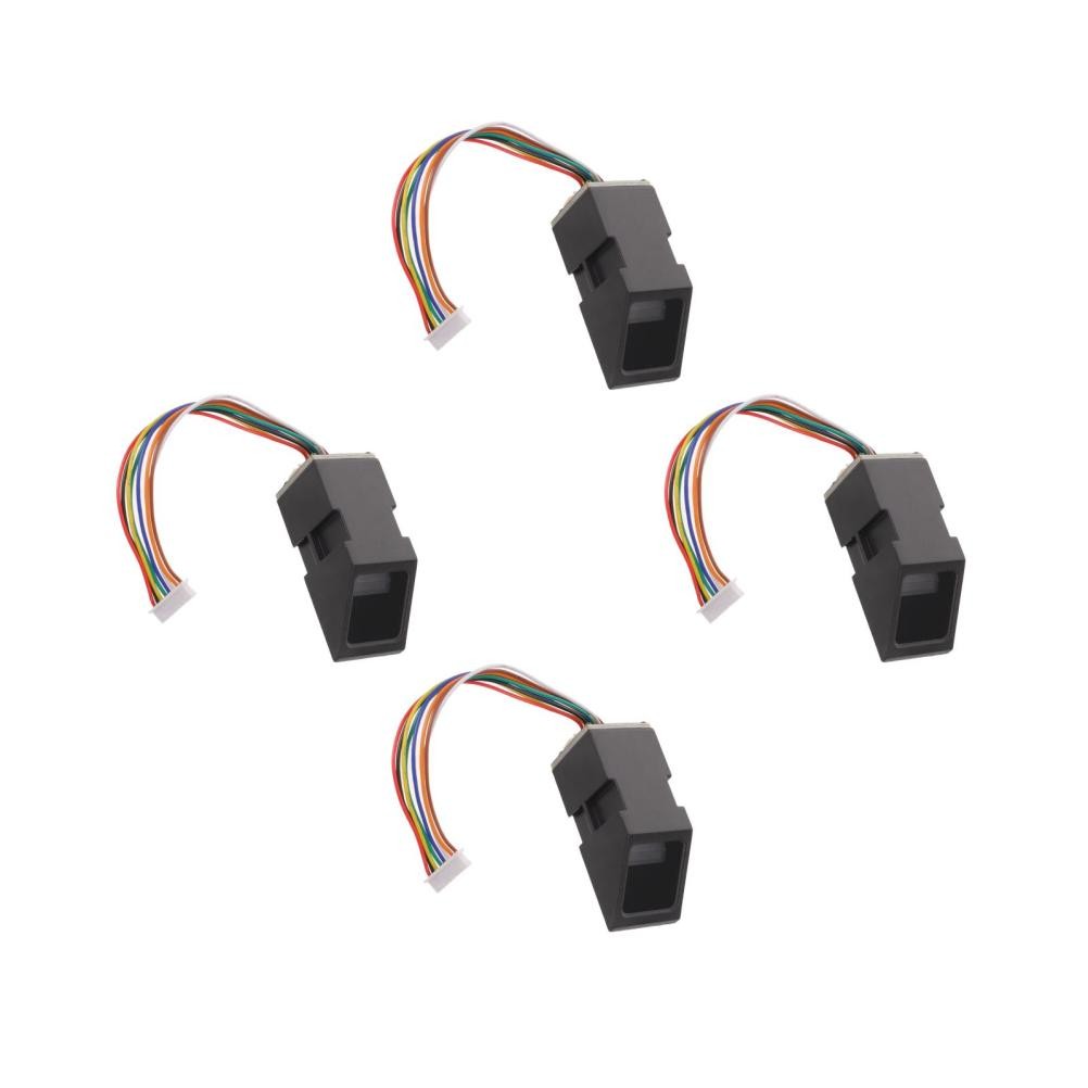4pcs Optical Fingerprint Sensor Module - Single Chip Microcomputer Light