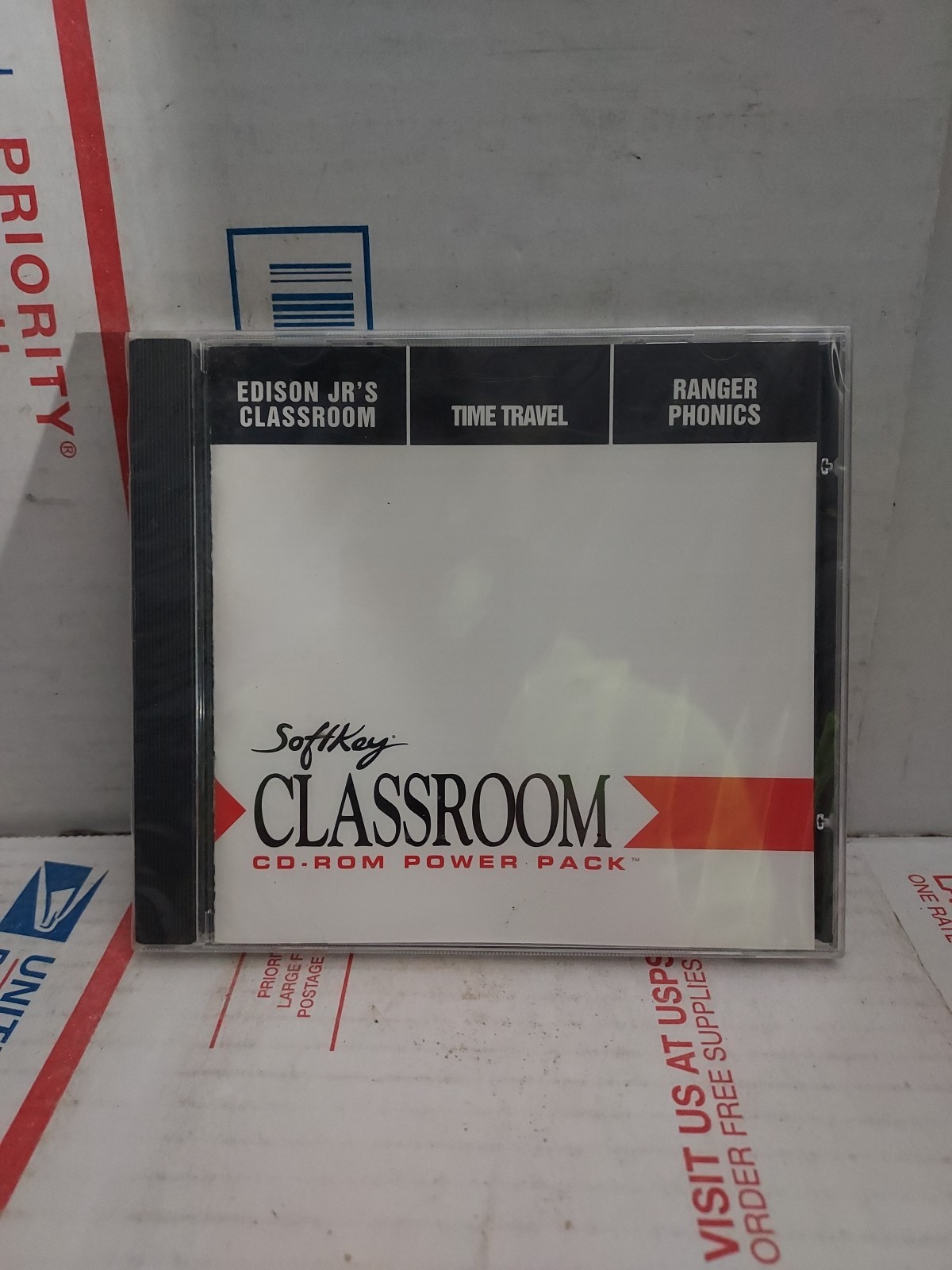 New Sealed Softkey Classroom - Edison Jr's Classroom - Time Travel - #1H