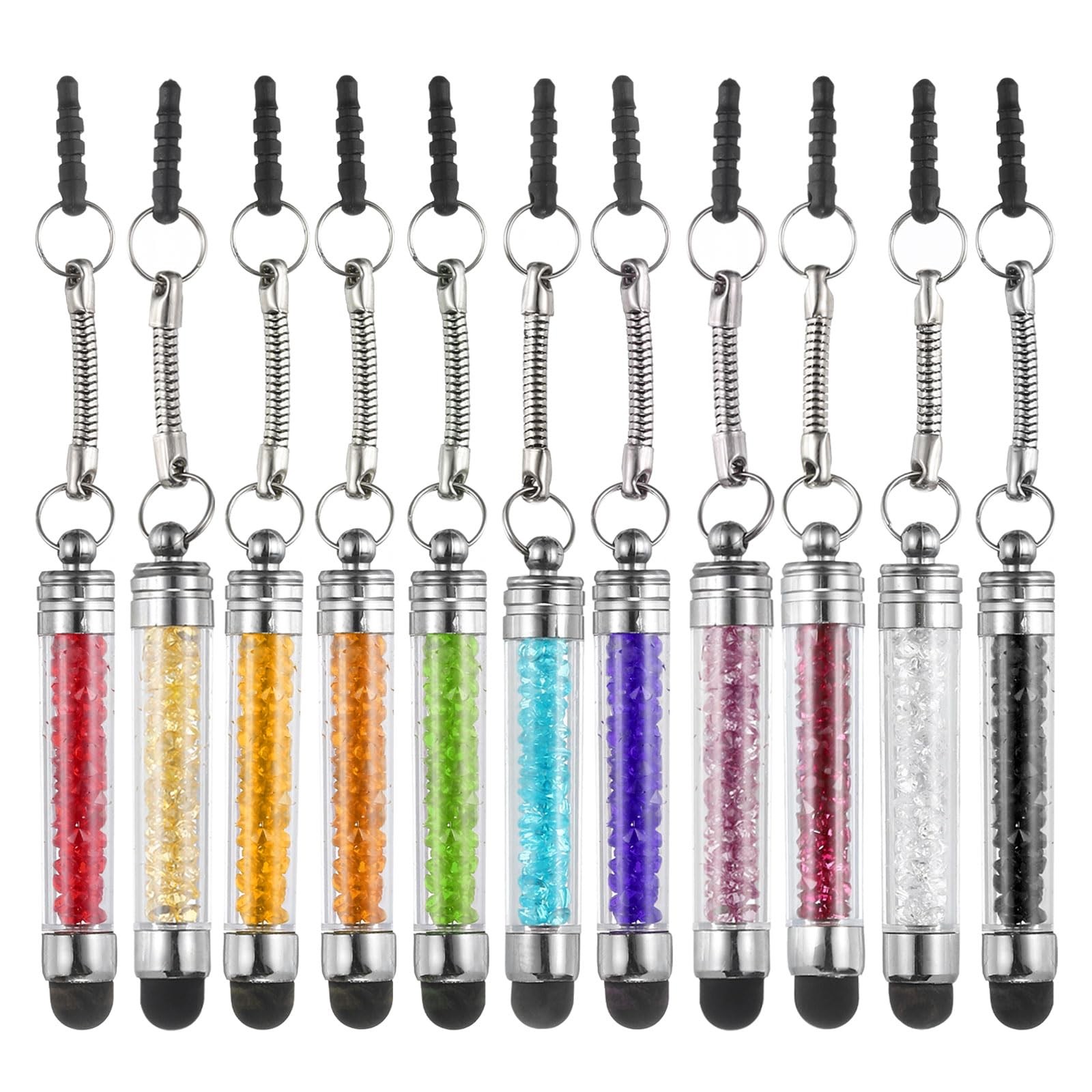 MECCANIXITY 11pcs Stylus Pen for Touch Screens Mini Crystal Diamond... 
