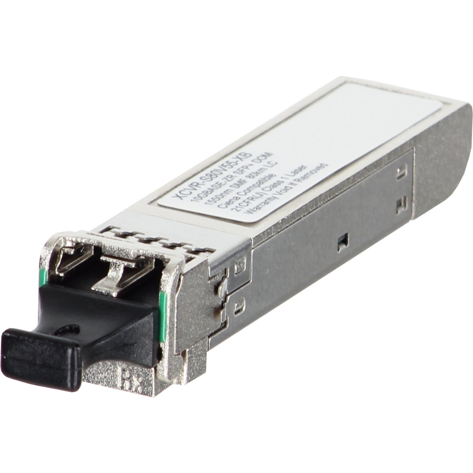 XCVR-S80V55 - Ciena Compatible 10GbE SMF 80KM 1550nm SFP+ Transceiver
