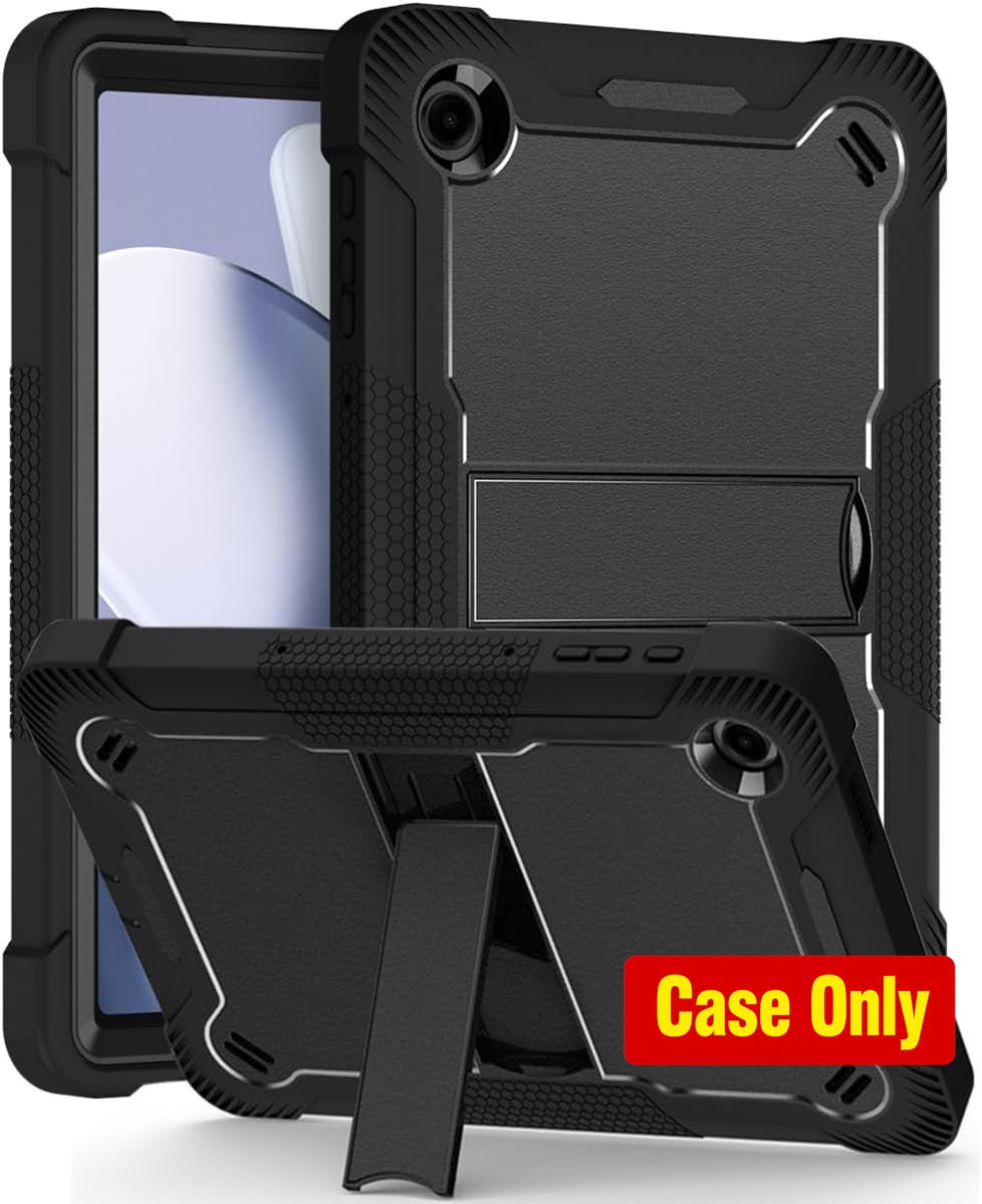 Kids Shockproof Black Case for 10.1 Inch T-Mobile Revvl Tab 2, Compatible 2025