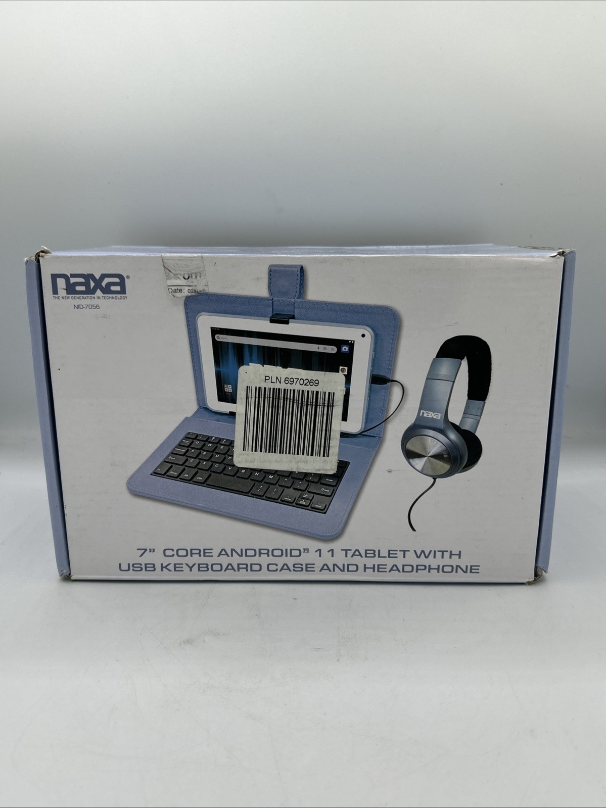 Naxa 7″ Core Android 11 Tablet Kit Blue - Open Box