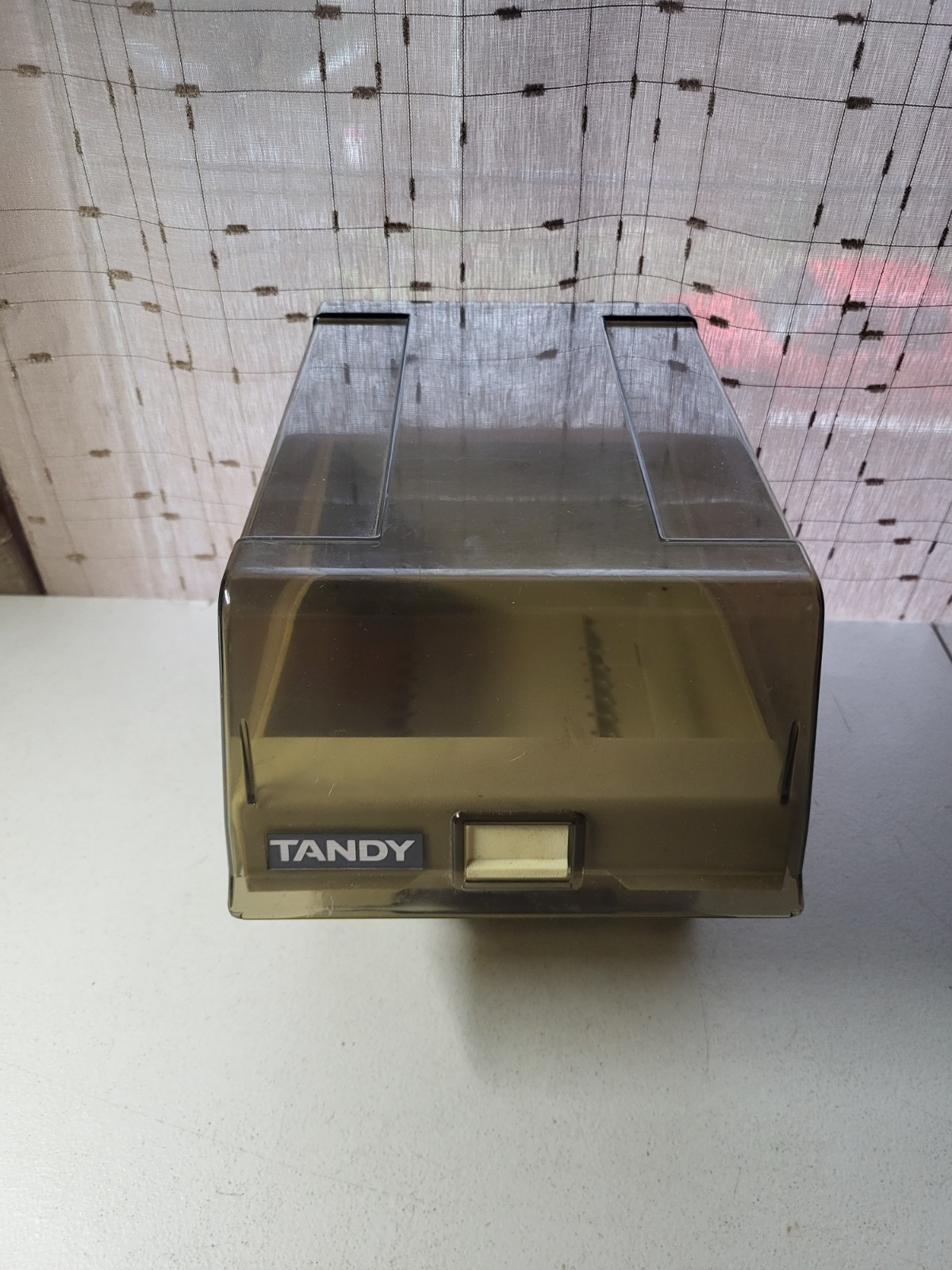 Vintage Tandy 5.25 Floppy Disk Storage Box Holder Case File No Dividers TRS-80