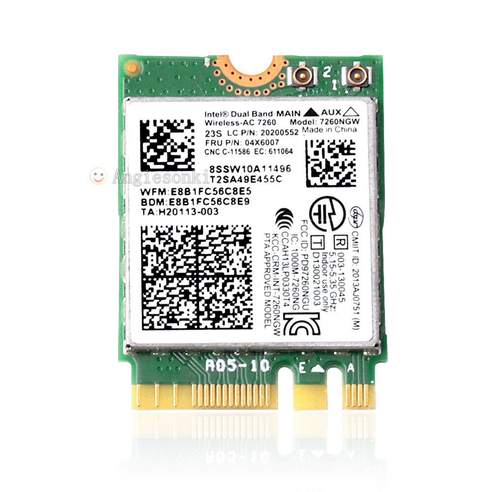 WLAN Card For THINKPAD T440 X240S X230S Intel 7260NGW Dual Band Wireless-AC