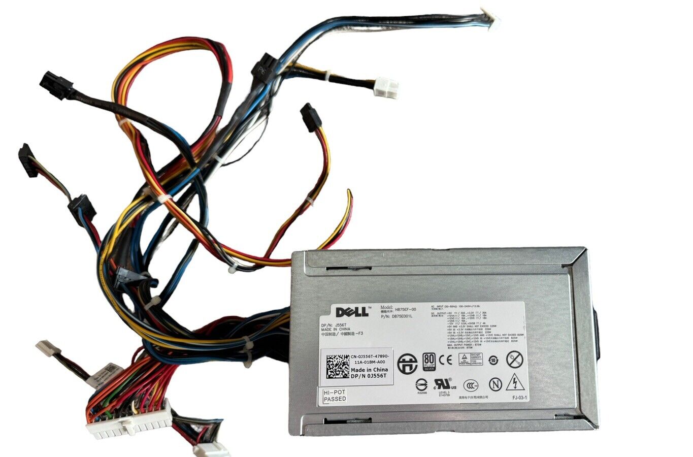 Dell J556T 0J556T H875EF-00 875W Power Supply for Precision T5500  70-5