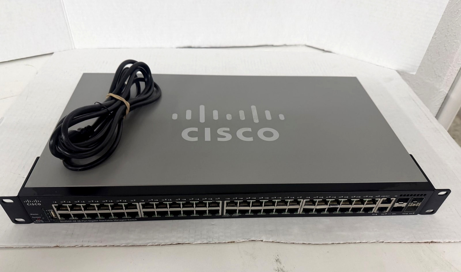 Cisco SG350X-48-K9 48-Port Gigabit Stackable Managed Switch (1B-B2)