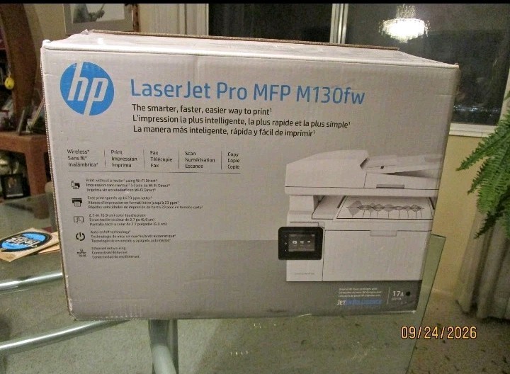 NEW HP LASERJET PRO MFP M130fw ALL IN ONE WIRELESS PRINTER