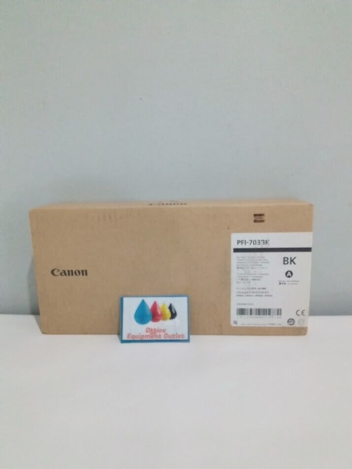 Canon PFI-703BK Black Ink Cartridge 2963B001 Exp 2022/04
