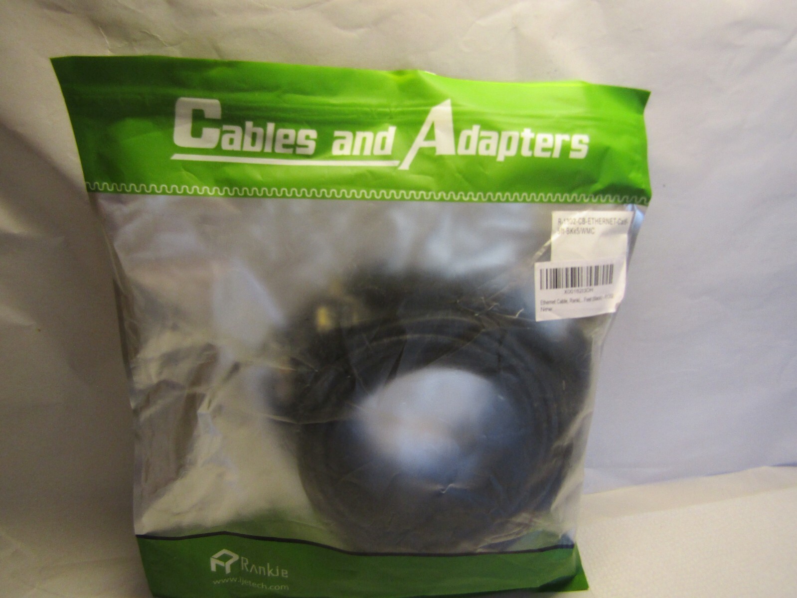 New Pack of 5 Rankie 5ft Ethernet Cables RJ45 Cat6 Snagless R-1302-CB Cat#JK