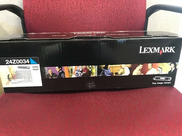 Lexmark 24Z0034 New Cyan Hi Yield Toner